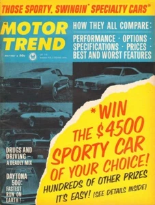 1967 Mustang Camaro Firebird Barracuda Cougar Charger Shelby vintage Motor Trend - Picture 1 of 2