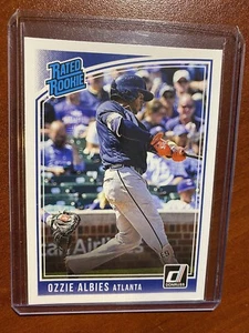 2018 Donruss Rated Rookie #36 Ozzie Albies Rookie Braves - Picture 1 of 2