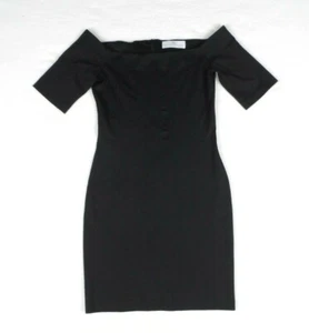 Amanda Uprichard Off-the-Shoulder Dress Size Small Women's Black Party Short - Bild 1 von 7
