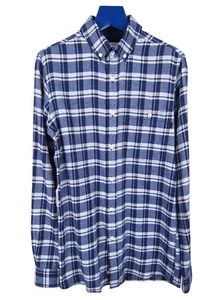 Patrik Ervell FW14 Blue Plaid Flannel Shirt sz. Medium - Picture 1 of 7