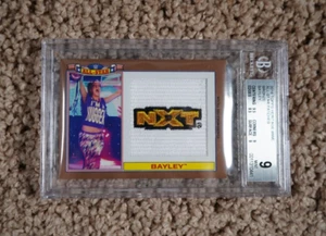 Bayley 2016 Topps Heritage WWE NXT All Star Patches Bronze /99 BGS 9 - Bild 1 von 4