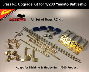 1/200 Yamato Schlachtschiff Messing RC Upgrade Kit für Nichimo & Hobby Bull NUR - Bild 1 von 11