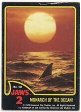 Topps 1978 Jaws 2 Trading Card #58 "Monarch of the Ocean"