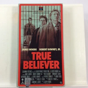 True Believer VHS 1989 James Woods Robert Downey J - Picture 1 of 11