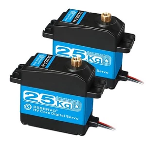 Servo sterzo RC 25KG 7.4V alta coppia in acciaio inox, impermeabile 180° - Imagen 1 de 6