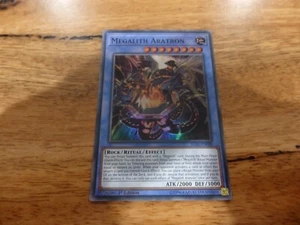 Yugioh Megalith Aratron IGAS-EN040 Super Rare 1st Edition - Picture 1 of 2