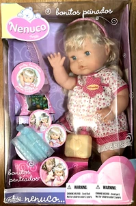 Muñeca bebé Nenuco Famosa Bonitos Peinados Penteados peinados bonitos 15" nuevo - Imagen 1 de 9