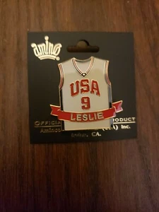 2000 WOMEN'S OLYMPIC BASKETBALL LISA LESLIE 9 JERSEY PIN NEW FREE SHIPPING  - Picture 1 of 1