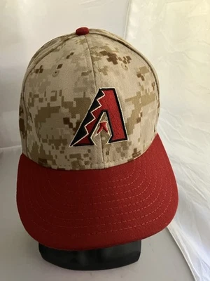 MLB Arizona Diamondbacks New Era Authentic On Field CAMO Fitted Hat Size 7 5/8 - Image 1 of 4