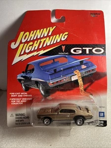 Johnny Lightning 69 1969 Pontiac GTO Judge Super Stock Collectible Car Gold - Picture 1 of 3