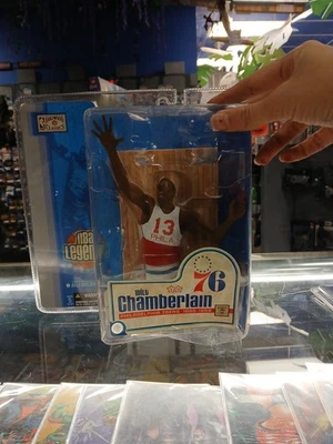NBA Legends McFarlane Hardwood Classics Wilt Chamberlain 76ers Figure MOC Sealed - Image 1 of 4