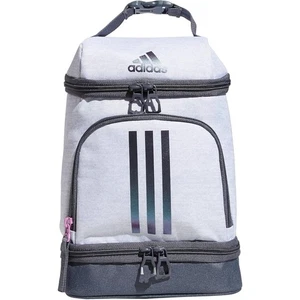 adidas Excel Lunch Bag, Cooler with Zipper Jersey White/Shadow Chrome/Onix Grey - Picture 1 of 7