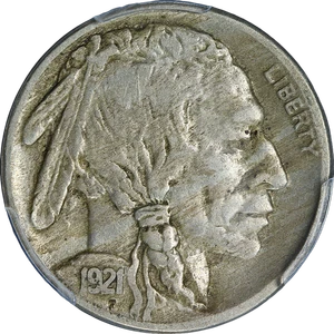 1921-S Buffalo Nickel PCGS VF25 Great Eye Appeal Nice Strike - Picture 1 of 4