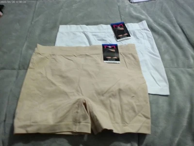 2 bragas cortas Pr-White & Nude Maidenform "Pure Genius" 40848 para niño *NUEVAS* XL 8 Foto 1 de 2