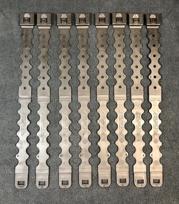 Paquete de 8 CLIPS DE LÁPIZ Tactical Sastre 12 Pulgadas Largo Lucha Luz Negro MOLLE PALS  Foto 1 de 3