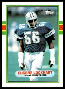 1989 Topps Eugene Lockhart Rookie Dallas Cowboys #388 - Picture 1 of 2