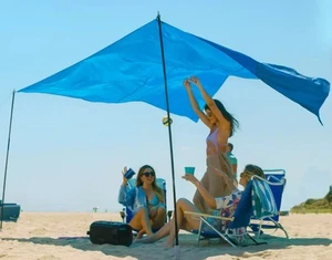 AMMSUN Strandschirm bietet 98,94 qm Ft. Of Shade - Größe 10,2 x 9,7 Fuß - Bild 1 von 9