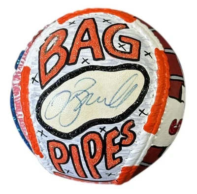 Jeff Bagwell Signed CarterX Custom Hand Painted Baseball (JSA + CarterX COA) - Image 1 of 4