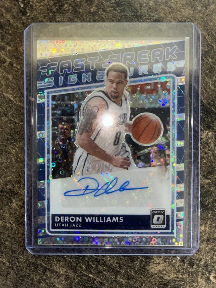 2020-21 帕尼尼 Donruss Optic 篮球 Deron Williams Fast Break 签名 #FB-DWL — 第 1/2 张图片