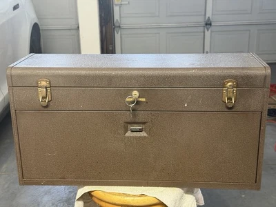 Vintage Kennedy 526 8 Drawers Machinist Tool Box, 2 Keys, Very Good Condition - Image 1 of 4