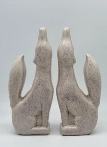 Vintage Dry Feather Coyote Wolf Southwestern Salt Pepper Shakers - Imagen 1 de 8