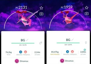 Pokémon Go Dynamax Latios/Latias Non-Shiny Background Pokemon Trade Go Trade 20k - Picture 1 of 1