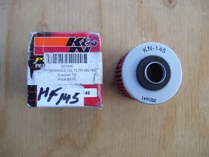K&N Oil Filter KN-145 (HF145) Yamaha/Aprilia/MZ/Sachs New Old Stock - Picture 1 of 2