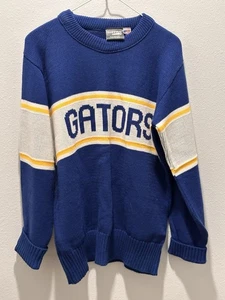 VTG 80s Gators Teamworks Sweater Made In The Usa Medium - Picture 1 of 6