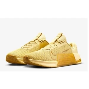 new Mens size 9 Nike Metcon 9 Gym Training crossfit Shoe DZ2617-700 Saturn gold - Picture 1 of 8