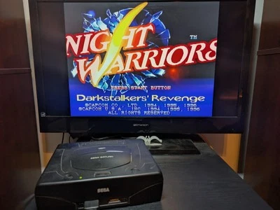 Night Warriors: Darkstalkers' Revenge (Sega Saturn, 1996) Disc Only Tested - Image 1 of 4