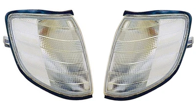 Frontblinker Set für Mercedes W140 S-Klasse 91-95 weiß Silber Blinker - Bild 1 von 4
