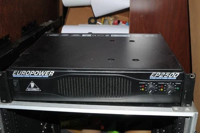BEHRINGER EUROPOWER EP2500 Pro Sound 2 x 1200 Watt Power Amplifier Used 2 of 3 - Image 1 of 2