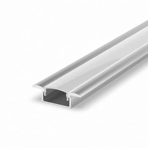 LED Profilo Argento M6-1 100CM Opale Copertura per Strisce Fino 13mm Larghezza - Foto 1 di 6