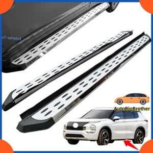 Fit For Mitsubishi Outlander 2022-2024 Running Boards Side Steps Pedals Nerf Bar - Picture 1 of 14