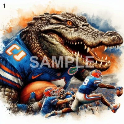 Florida Gators VINIL ferro na transferência (escolha de 1) - Imagem 1 de 4