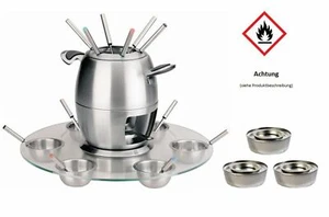 Fondue Set 6 Fonduegabeln +6 Fonduelöffel + 6 Schälchen - Bild 1 von 1