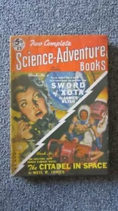 TWO COMPLETE SCIENCE ADVENTURE BOOKS 1951/SUMMER BLISH & JONES VG - Picture 1 of 2