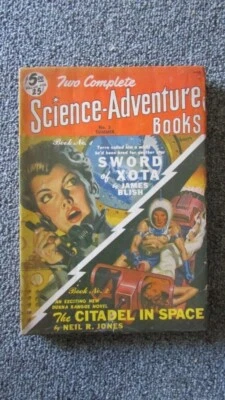 TWO COMPLETE SCIENCE ADVENTURE BOOKS 1951/SUMMER BLISH & JONES VG Foto 1 de 2