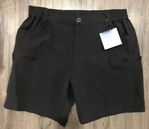 Willit Women’s Hiking Golf Cargo Shorts With Stretch Size Large 32x6.5 Dark Gray - Picture 1 of 13