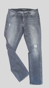 Cambio Damen Stretch Jeanshose Liu Gr.40 Grau Destroyed Look Löcher Topzustand - Bild 1 von 6
