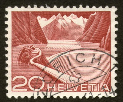 Switzerland 1949, Engineering, Nice Cancel, CV ~$1.6 - Image 1 of 2