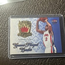 TAYSHAUN PRINCE 2007-08 NBA FLEER ULTRA GAME WORN JERSEY! PISTONS