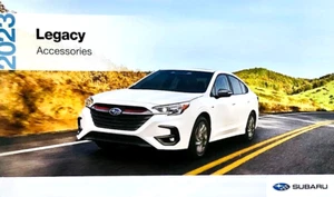 Sedán Subaru Legacy 2023 — Folleto de accesorios de distribuidor de 26 páginas — Nuevo como nuevo - Imagen 1 de 1