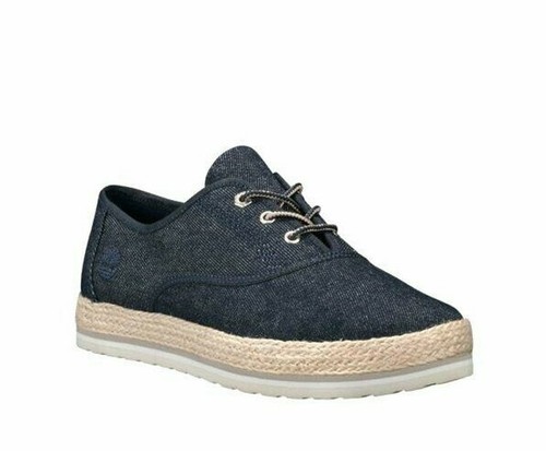 Scarpe da ginnastica Timberland da donna Eivissa Sea Oxford tela blu navy in pelle A1MBE US
