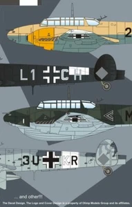 Authentic Decals 1/72 #7240 Bf110D - Picture 1 of 2