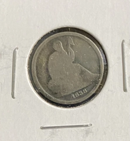 1838-O 10c No Stars Seated Liberty Dime Cover