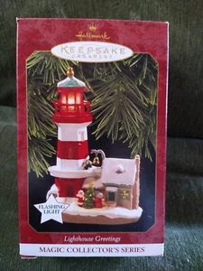 Hallmark Magic Collector Series Lighthouse Greetings 1997 - Picture 1 of 6
