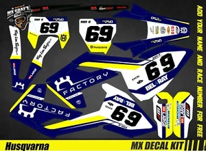 Kit Déco Moto pour / Mx Decal Kit for Husqvarna FC/TC - Factory R - Imagen 1 de 1