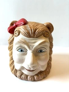Banco de monedas de león cobarde de cerámica Enesco Mago de Oz vintage 1989 - Imagen 1 de 8