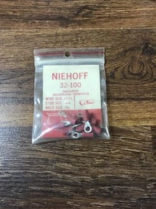 9 Vintage Niehoff Insulated Solderless Terminals, 32-100 - Picture 1 of 2